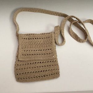 The Limited crochet crossbody bag. Vintage.